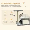 PawHut Kratzbaum klein Katzenkratzbaum Spielbaum Kratzstamm Produktbild-Vorschau 4