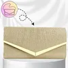 Elegante Damen-Abendtasche mit Glitzer, Gold, Kunststoff, Produktbild-Vorschau 2