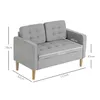 A light gray sofa with dimensions indicated by white lines and text. Náhled obrázku produktu
