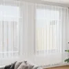 vidaXL Bílé záclony, 260 x 600 cm, polyester Náhled obrázku produktu 2