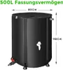 500L Faltbarer Wasserspeicher Regenwasserfass Wassertank Produktbild-Vorschau 6