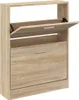 vidaXL Botník dub 59 x 17 x 81 cm materiál na bázi dřeva Náhled obrázku produktu 1