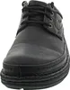 A close-up, front-facing view of a black leather shoe. Anteprima dell’immagine prodotto