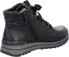 A black leather boot is shown from the side. Anteprima dell’immagine prodotto