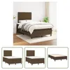 The Living Store Boxspringbett mit Matratze Dunkelbraun Produktbild-Vorschau 6
