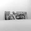Bild auf Leinwand - Leinwandbild - 3 Teile - Alt Motorrad Produktbild-Vorschau 4