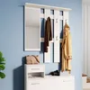 Garderobe Vicco Billy Weiß 25 x 191 cm, Model 33201 Produktbild-Vorschau 5