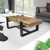riess-ambiente Design Couchtisch BARRACUDA 130cm recyceltes Produktbild-Vorschau 1
