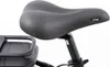 A close-up view of a bicycle seat and part of the rear rack. Produktbild-Vorschau