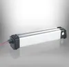 A silver and black e-bike battery pack is shown in a studio setting with a gradient background. Anteprima dell’immagine prodotto