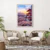Gerahmtes Poster - Rahmen in heller Eiche - Fuji Choreito Produktbild-Vorschau 6