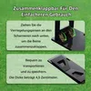 Fußball Rebound Board Klappbares Tragbares Prellwand Brett Produktbild-Vorschau 3