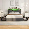 UnboxG Polsterbett 160x200cm mit USB, Jugendbett Doppelbett Produktbild-Vorschau 11