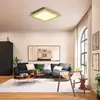 ZMH LED plafoniera lampada da soffitto soggiorno legno Anteprima dell’immagine prodotto 2