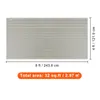 A diagram showing the dimensions and total area of a wall panel organizer. Podgląd zdjęcia produktu