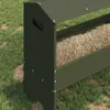 vidaXL - Mangiatore per animali da allevamento, verde Anteprima dell’immagine prodotto 3