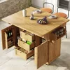 Flieks 95 cm Servierwagen ausklappbar,  Küchenwagen mit Produktbild-Vorschau 2