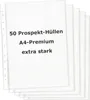 TimeTEX Prospekt-Hüllen A4 Premium, extra stark, 50 Stück Produktbild-Vorschau 1