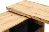 Klapptisch mit 360° drehbarer Platte - MDF - Natur und Produktbild-Vorschau 3