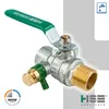DVGW Kugelhahn für Trinkwasser 1/2" IG-AG mit langem Hebel Produktbild-Vorschau 2