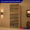 Weinregal NAVARRA aus Holz | HxBxT 219x103x28cm | 160 Produktbild-Vorschau 4