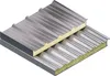 A cutaway view of a sandwich panel, showing its layered construction. Produktbild-Vorschau