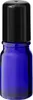 5x Blaue Glasflasche 5 ml Roll-On mit schwarzem Produktbild-Vorschau 4