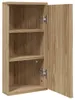 vidaXL Hoekspiegelkast, eikenlook, 30x24x60 cm Productafbeelding-voorbeeld 4