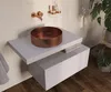 AURUM Edelstahl Aufsatzwaschbecken Ø 38 cm, rosegold Produktbild-Vorschau 2