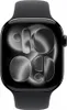 Apple Watch 11 42mm Smartwatch Jet Black/Schwarzes Armband Produktbild-Vorschau 2