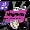 NINJAMAS Kalhotky plenkové Pyjama Pants Srdíčka, 60 ks, 7 Náhled obrázku produktu 2