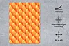 MuchoWow® Mauspad Mousepad Orange - Muster - 3D 30x40 cm - Produktbild-Vorschau 3