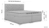 Boxspringbett 140x200 mit Matratze und Topper, Produktbild-Vorschau 7