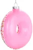 BRUBAKER Donut s posýpkou ružový - Ručne maľovaná sklenená Náhľad obrázku produktu 2