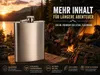 XXL Flachmann 0,5 Liter Edelstahl Taschenflachmann Produktbild-Vorschau 2
