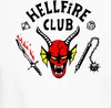 HELLFIRE CLUB Demon Skull Horns D20 Flaming Sword Maglietta Anteprima dell’immagine prodotto 3