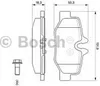 Bosch Bremsbelagsatz, Scheibenbremse  0 986 494 082 Produktbild-Vorschau 1
