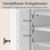 VASAGLE Badschrank Hochschrank, WC Regal Schmal mit Türen, Produktbild-Vorschau 7