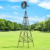 COSTWAY Windrad, Höhe 253cm, wetterfeste Windmühle Metall, Produktbild-Vorschau 2