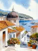 CALVENDO Puzzle Blick auf Dubrovnik - Altstadt und die Produktbild-Vorschau 3