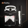 Ruhhy 26584 Dámsky kostým mačky, 3-dielny set, biely Náhľad obrázku produktu 3