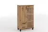 Vitrine Vanessa III Glas Bar Schrank Regal Holz Möbel Produktbild-Vorschau 2