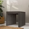 Home Deluxe - Sitzbank aus Holz LORA Schwarz - 50 cm I Produktbild-Vorschau 2