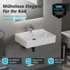 Aqua Bagno Waschbecken 60 im modernen Loft Air Design Eckig Produktbild-Vorschau 5