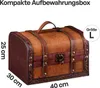 Schatzkiste Holztruhe Schatztruhe aus Holz mit oder ohne Produktbild-Vorschau 3