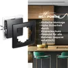 Kreuzschalter McPower ''Flair'', 250V/10A, UP, matt schwarz Produktbild-Vorschau 4
