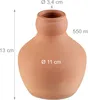 Relaxdays Ollas, set da 3, 550 ml, terracotta, irrigazione Anteprima dell’immagine prodotto 4