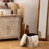 Kulatý skládací taburet PASTI, tuftovaný, Ø 38 cm Náhled obrázku produktu 3