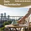 LS-LebenStil XL Sturm-Aschenbecher 14x9cm Maritim Türkis Produktbild-Vorschau 10