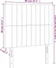 Kopfteile 2 Stk. Dunkelgrau 90x5x78/88 cm Stoff Produktbild-Vorschau 8